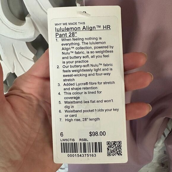 lululemon Align™ High-Rise Pant 28" - Picture 7 of 7